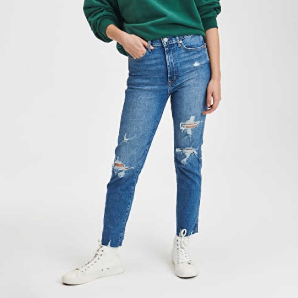 GAP high rise vintage slim medium rock